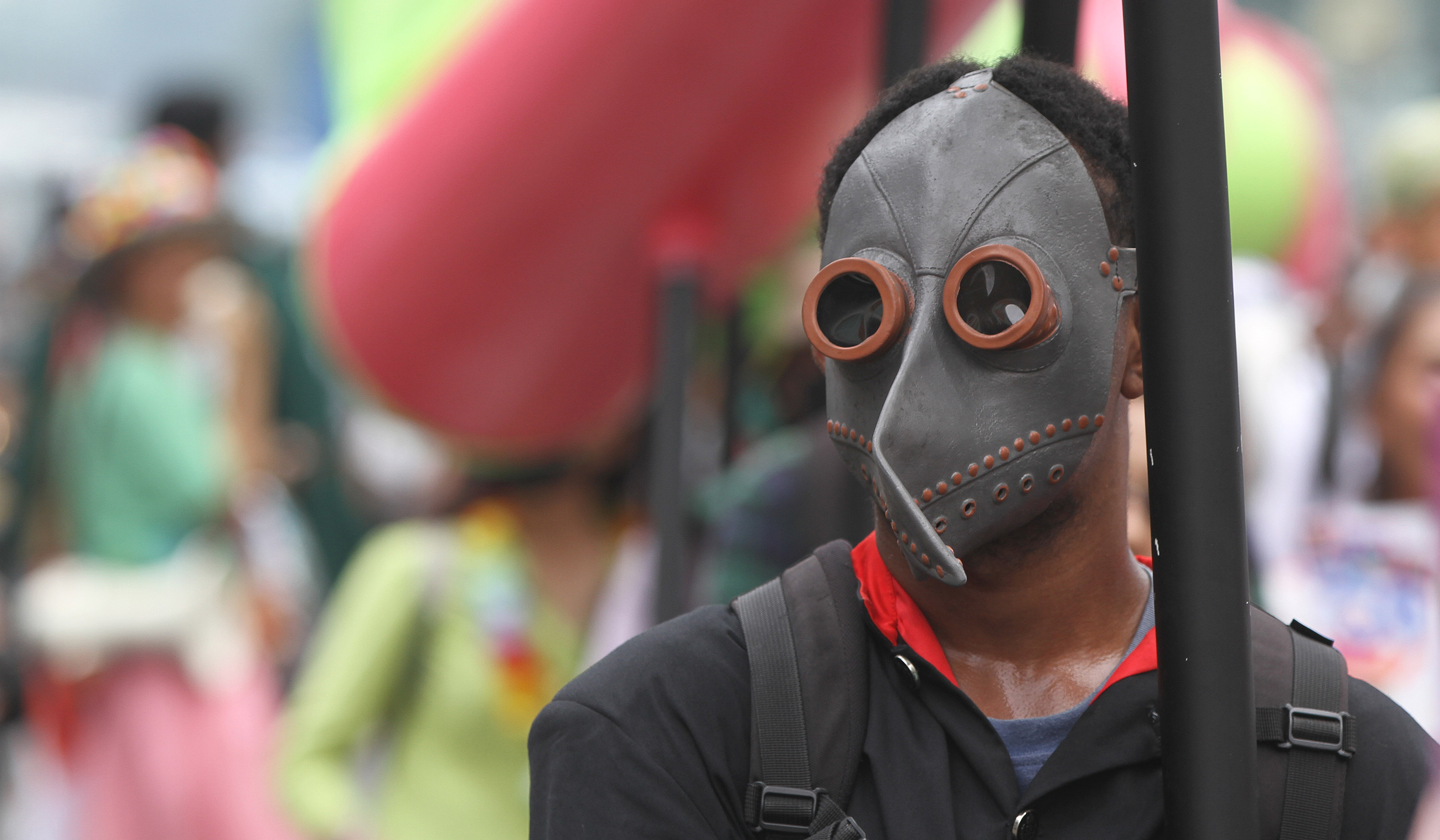 Aksi tuntut keadilan iklim. (Agus Priatna/SinPo.id)