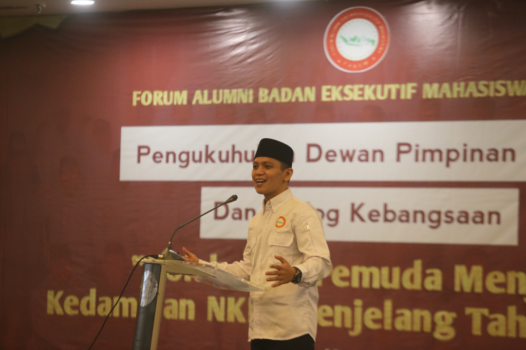 Mahasiswa FABEM gelar dialog kebangsaan Pemuda Menjaga Kedamaian NKRI Menjelang Tahun Politik (Ashar/SinPo.id)