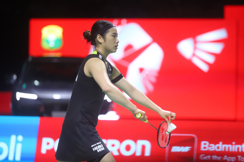 Tunggal Putri Korea Selatan An Se Young raih gelar juara di Polytron Indonesia Open 2026 (Ashar/SinPo.id)
