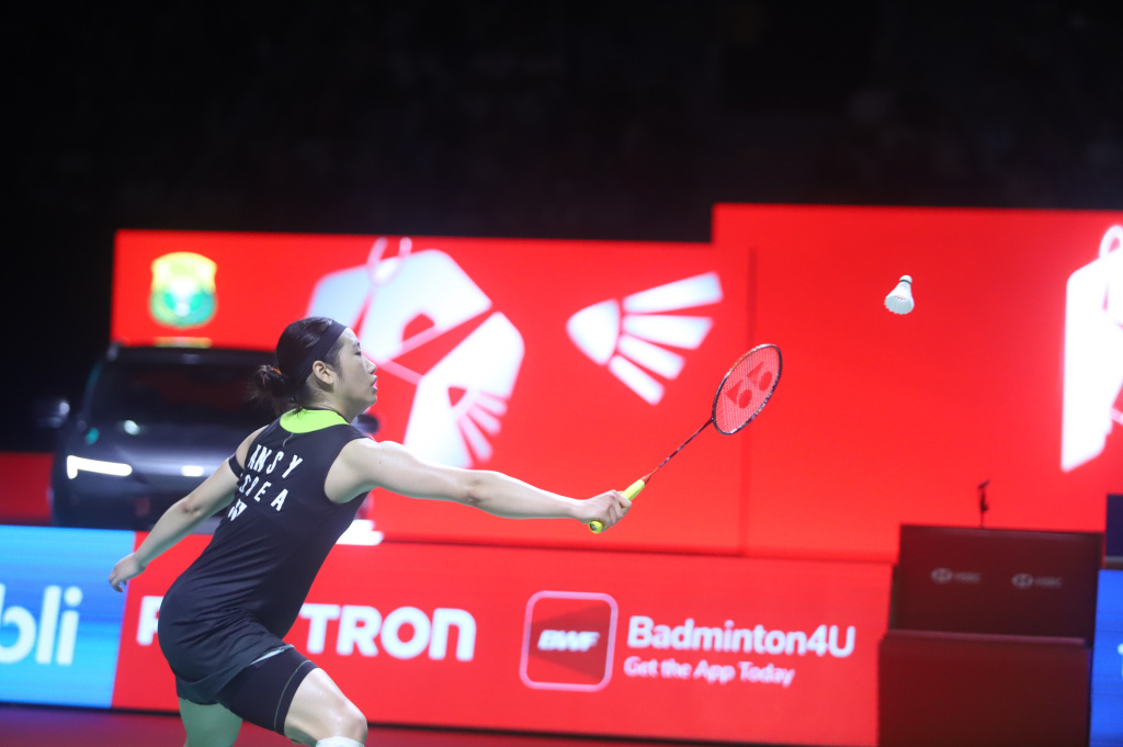 Tunggal Putri Korea Selatan An Se Young raih gelar juara di Polytron Indonesia Open 2026 (Ashar/SinPo.id)