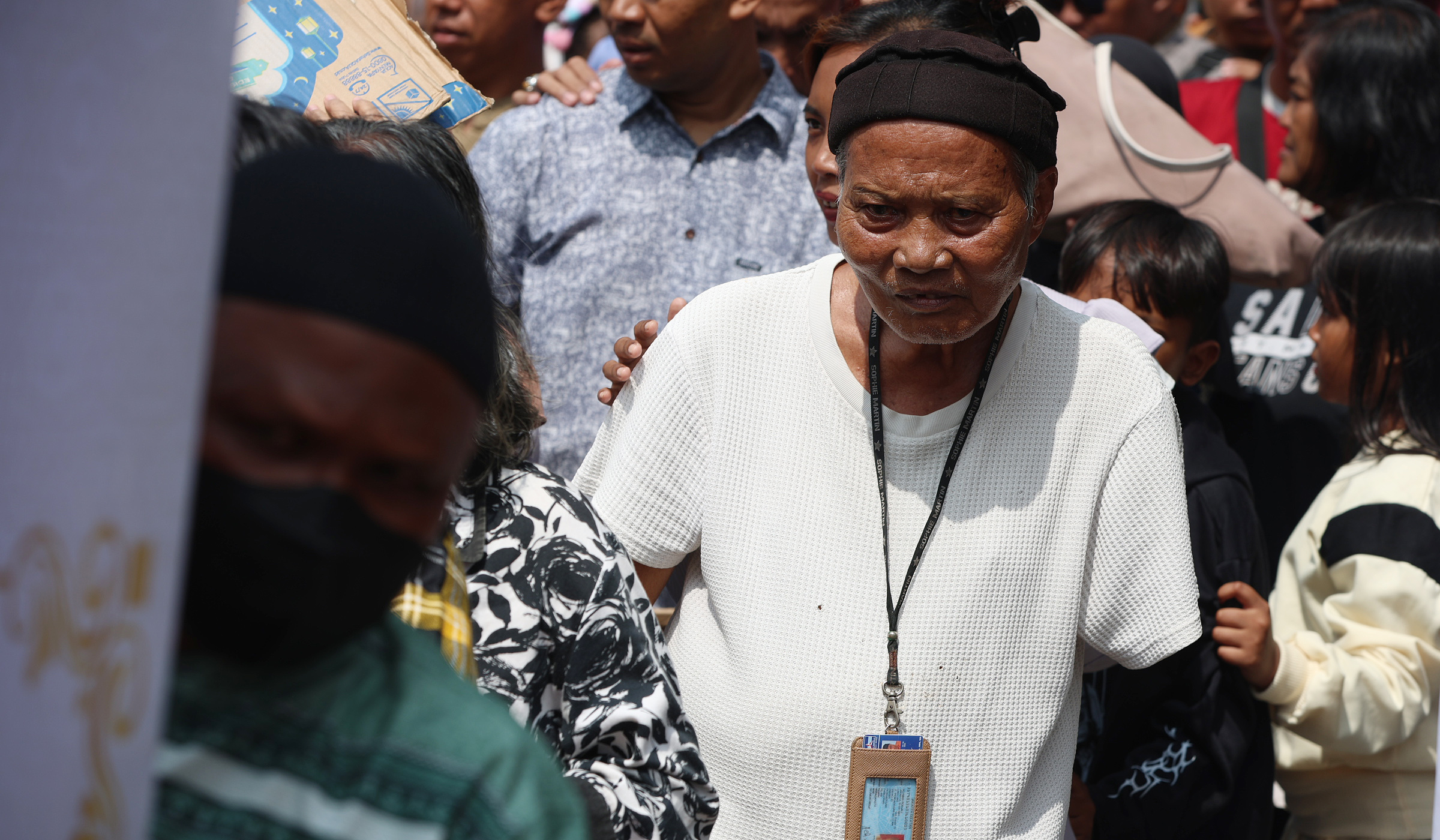 Antrian warga hadiri open house Istana Negara. (Agus Priatna/SinPo.id)