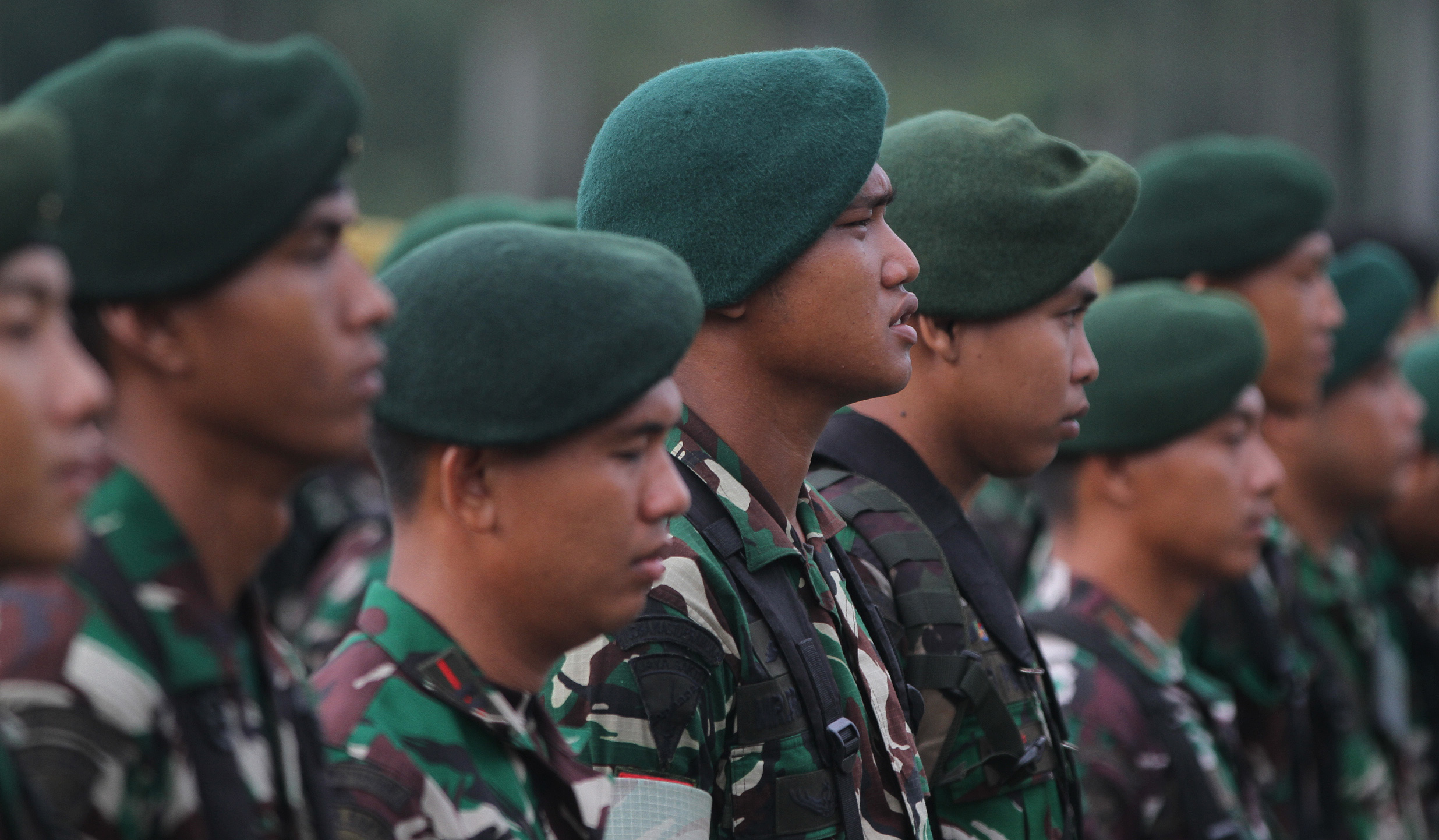 Apel gabungan pengamanan tahun baru 2026. (Agus Priatna/SinPo.id)