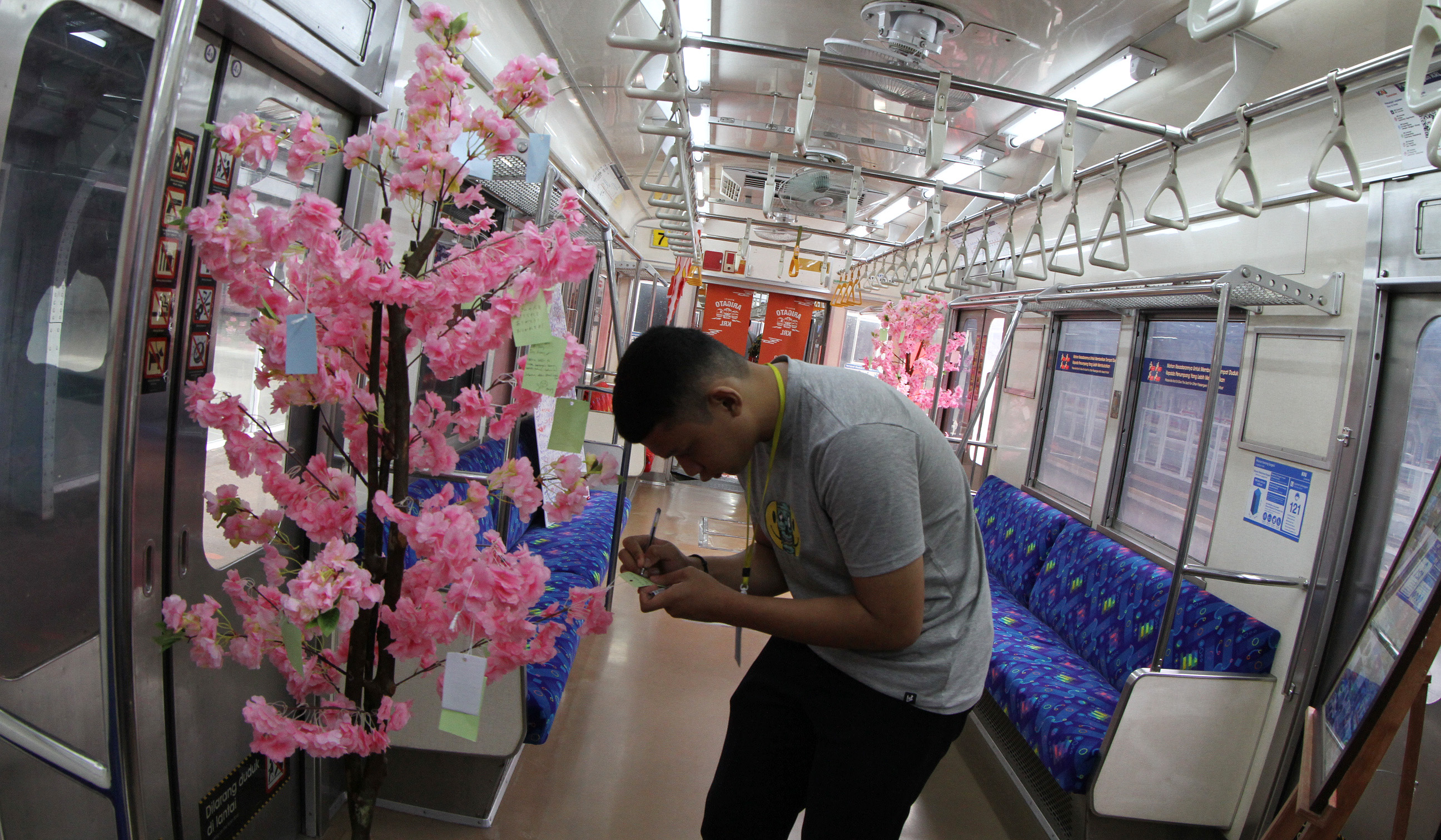 Museum mini di Stasiun Jakarta Kota. (Agus Priatna/SinPo.id)