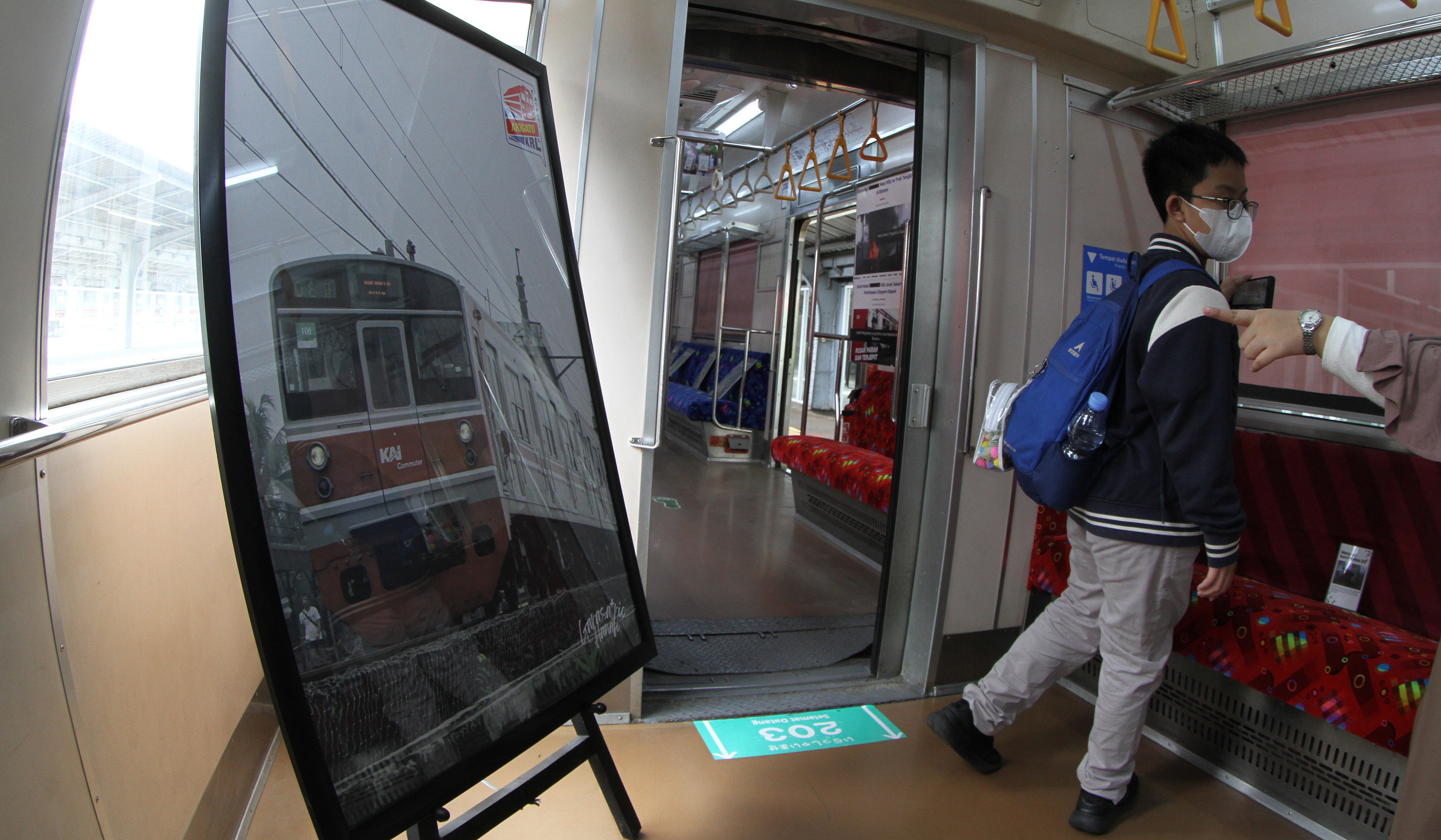 Museum mini di Stasiun Jakarta Kota. (Agus Priatna/SinPo.id)