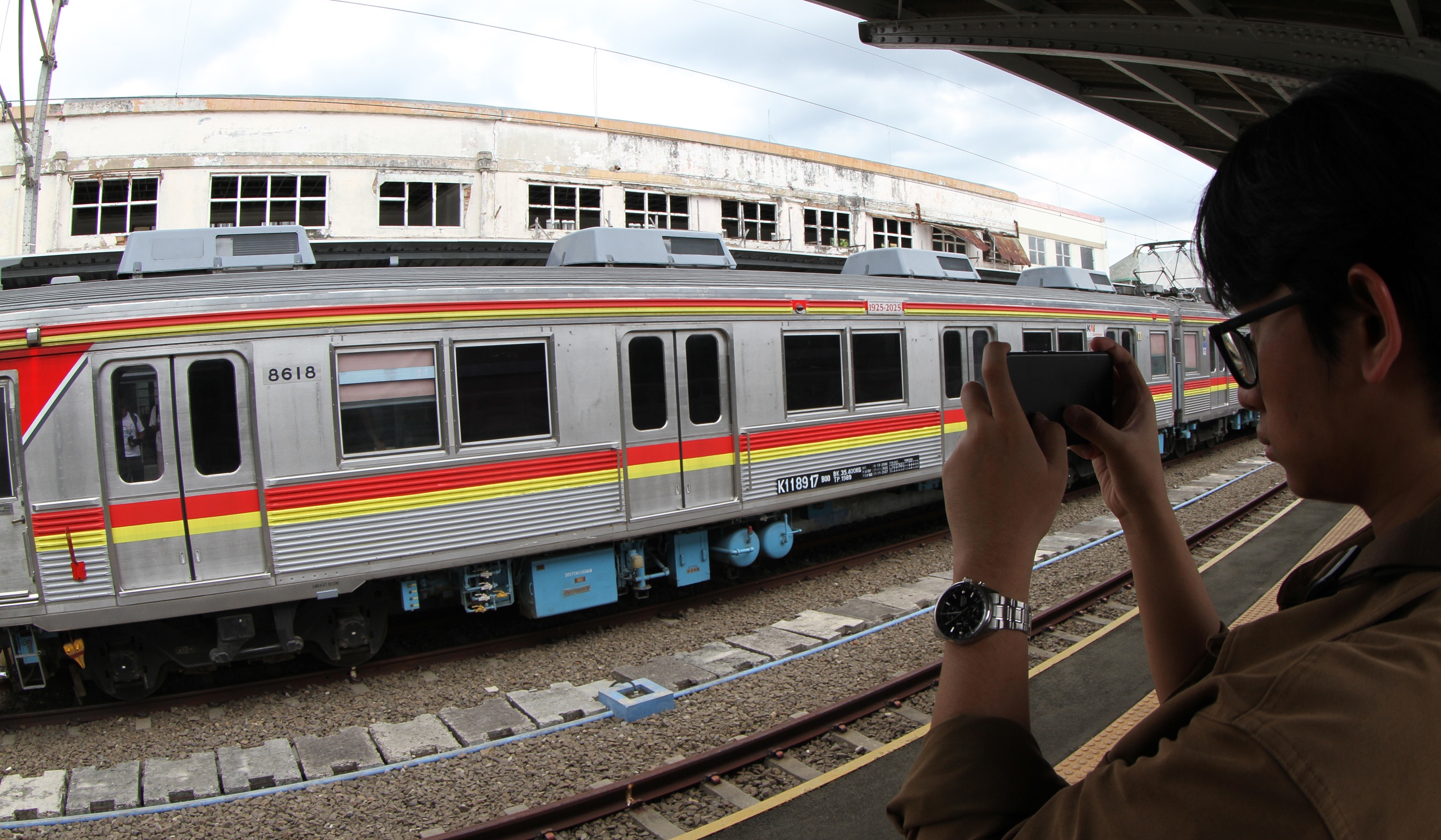 Museum mini di Stasiun Jakarta Kota. (Agus Priatna/SinPo.id)