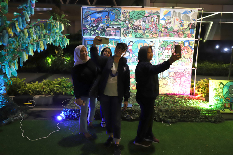 Artha Graha Peduli menggelar Earth Hour di kawasan SCBD (Ashar/SinPo.id)