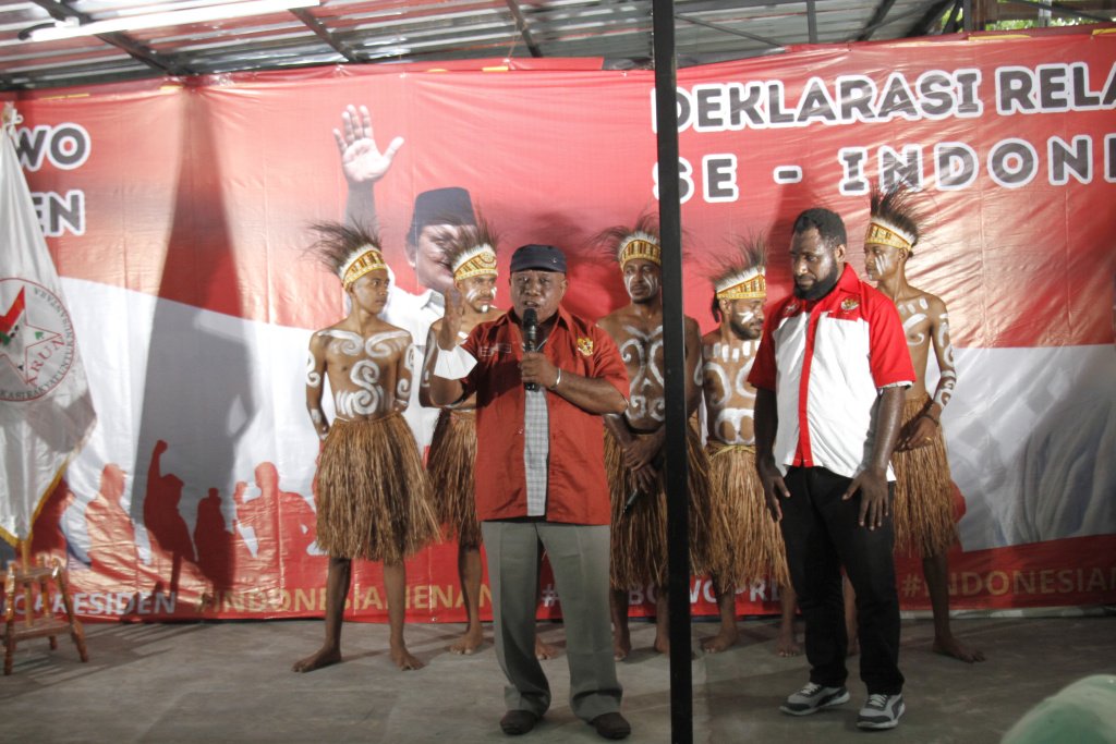 Advokasi Rakyat Untuk Nusantara (ARUN) mendeklarasikan untuk mendukung Prabowo di pilpres 2024 nanti (Ashar/SinPo.id)