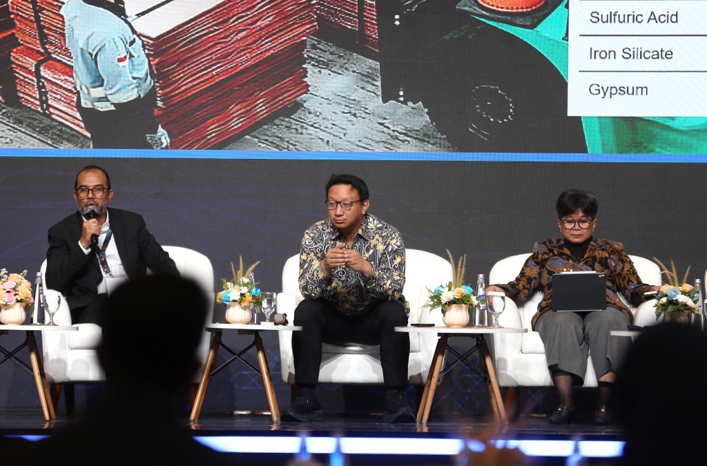 Aryo Djojohadikusumo menjadi narasumber pembicara di acara diskusi Met Connex-Mind Aidic 2026 di Jakarta Internasional Convention Center (Ashar/SinPo.id)