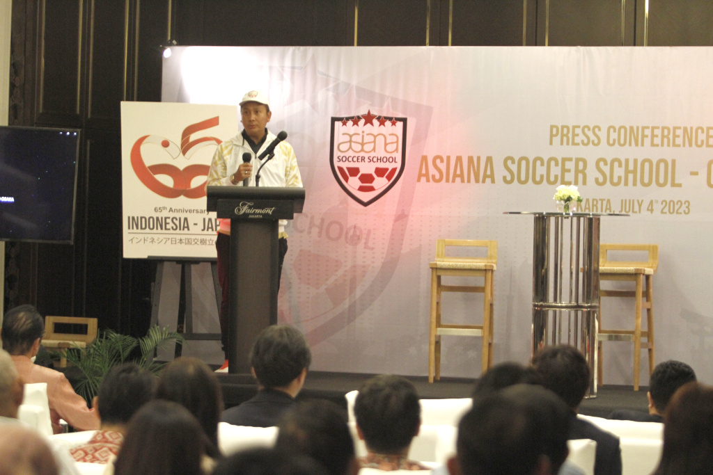 Asiana Soccer School jalin kerja sama dengan tim J-League Cerezo Osaka FC untuk melahirkan pemain muda sepak bola yang berbakat dan profesional (Ashar/SinPo.id)