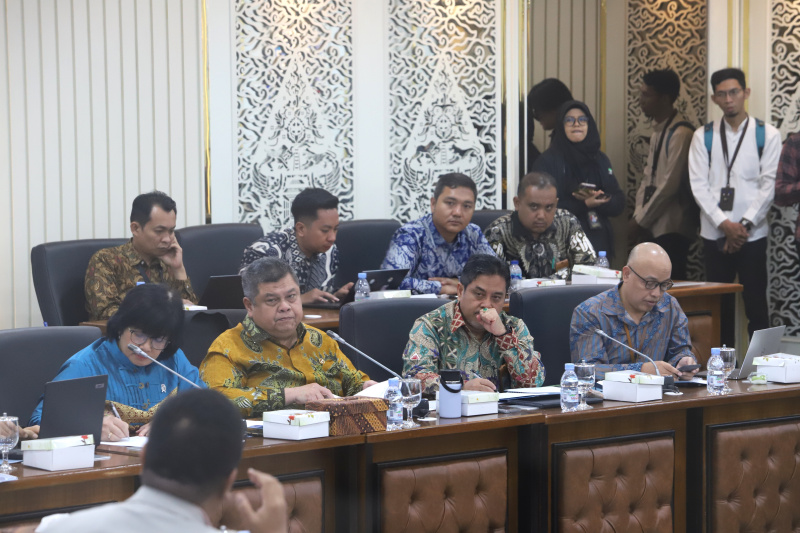 BAKN menggelar RDPU dengan BPKP membahas perhitungan kerugian keuangan negara atas kasus-kasus korupsi (Ashar/SinPo.id)