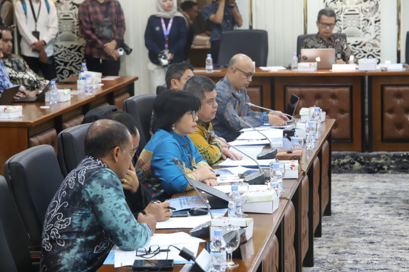 BAKN menggelar RDPU dengan BPKP membahas perhitungan kerugian keuangan negara atas kasus-kasus korupsi (Ashar/SinPo.id)