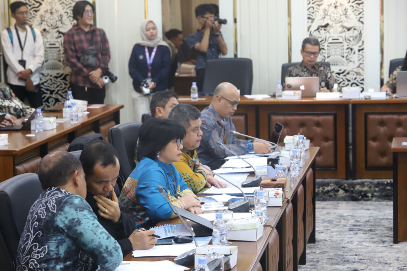 BAKN menggelar RDPU dengan BPKP membahas perhitungan kerugian keuangan negara atas kasus-kasus korupsi (Ashar/SinPo.id)