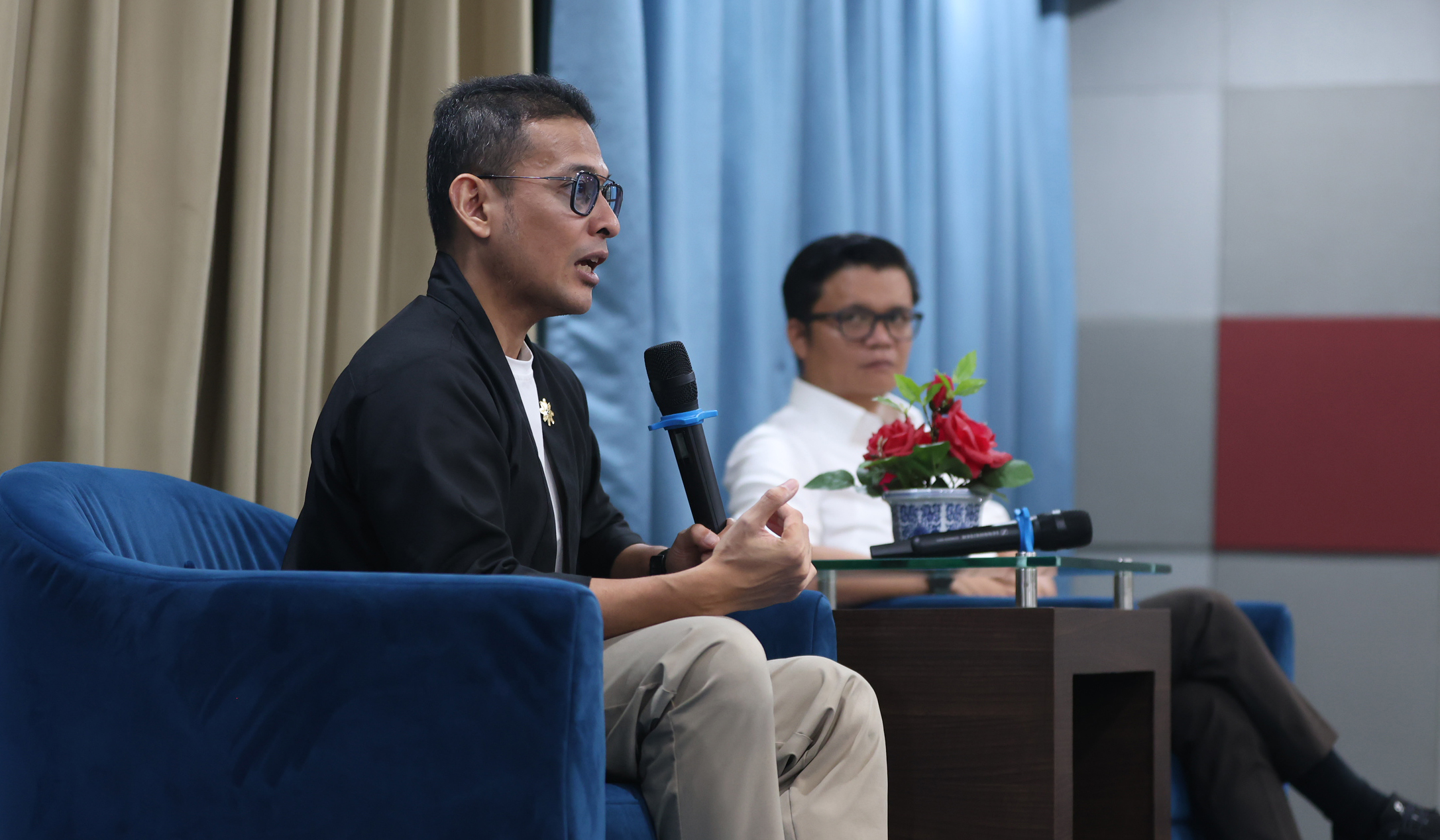 Bakom gelar Media Update. (Agus Priatna/SinPo.id)