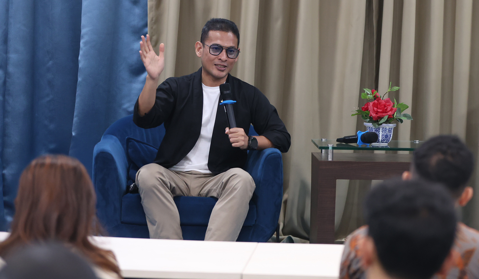 Bakom gelar Media Update. (Agus Priatna/SinPo.id)