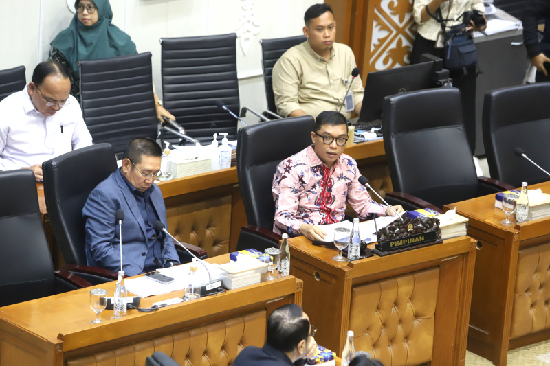 Baleg DPR gelar raker bahas RUU Pilkada dan respon keputusan MK (Ashar/SinPo.id)