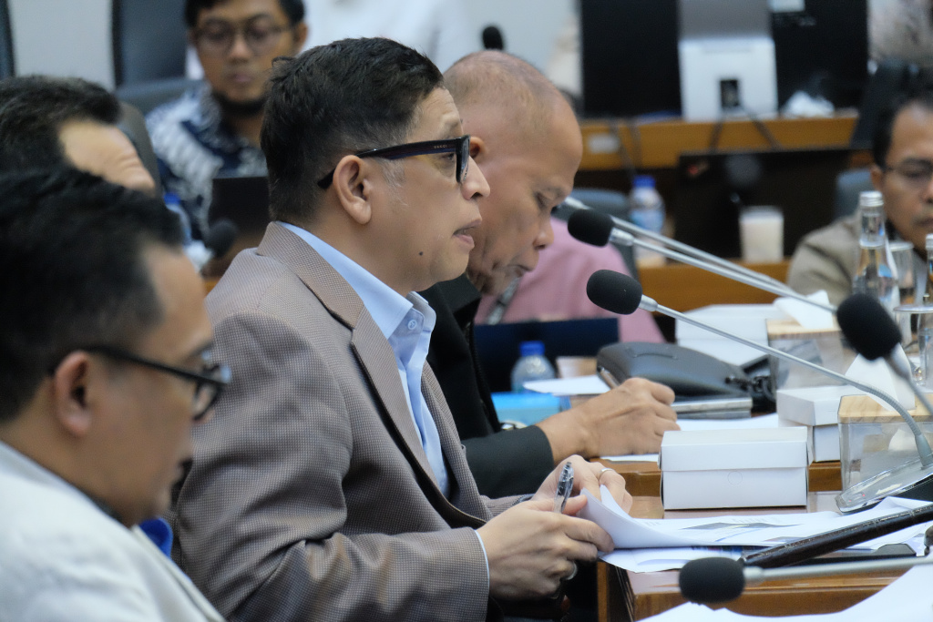 Ketua Baleg DPR RI Bob Hasan. (Ashar/SinPo.id)