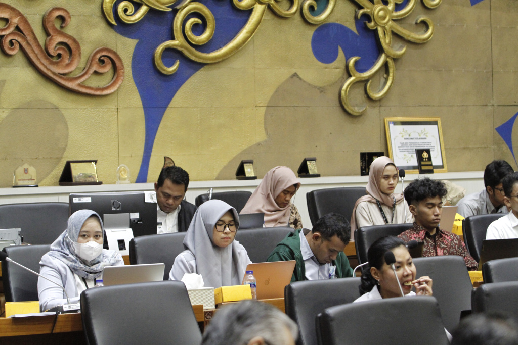 Badan Legislasi DPR RI gelar Rapat Panja tentang Perubahan Undang-Undang No 6 Tahun 2014 tentang perangkat Desa (Ashar/SinPo.id)