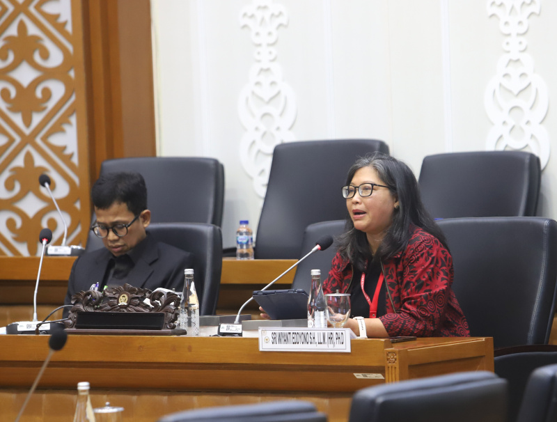 Baleg DPR menggelar RDPU dengan ILO membahas RUU PPRT (Ashar/SinPo.id)