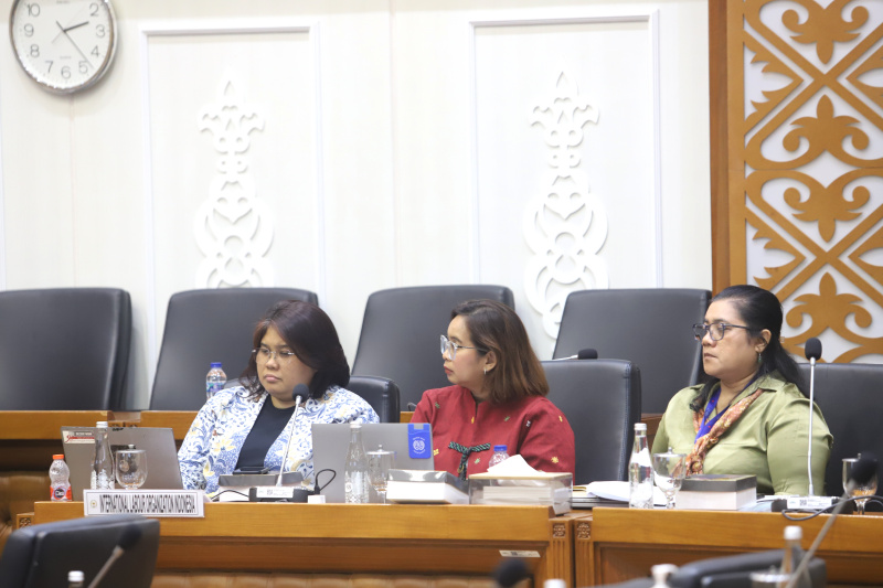 Baleg DPR menggelar RDPU dengan ILO membahas RUU PPRT (Ashar/SinPo.id)