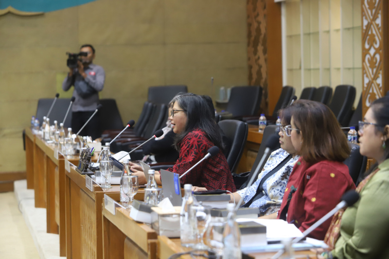 Baleg DPR menggelar RDPU dengan ILO membahas RUU PPRT (Ashar/SinPo.id)