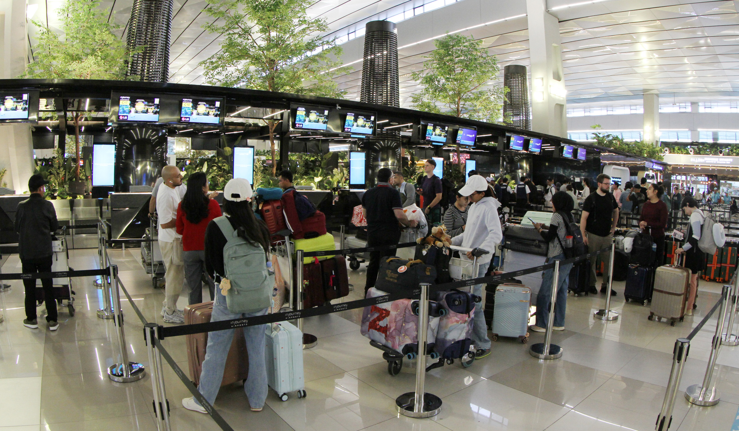 Terminal 3 Bandara Soetta. (Agus Priatna/SinPo.id)