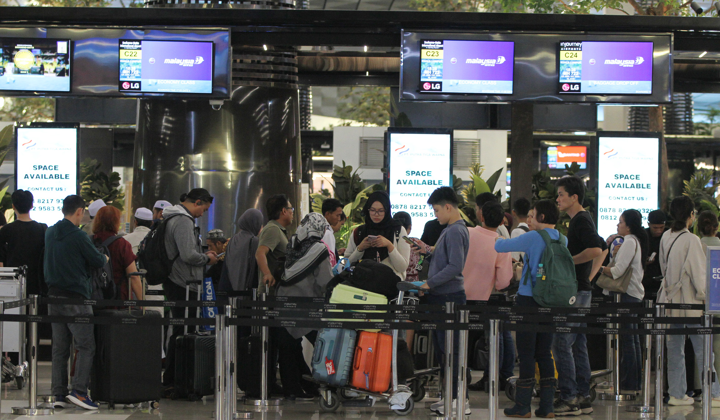 Terminal 3 Bandara Soetta. (Agus Priatna/SinPo.id)