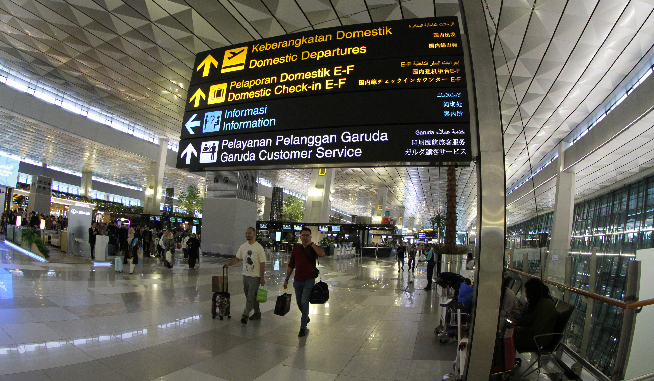 Terminal 3 Bandara Soetta. (Agus Priatna/SinPo.id)