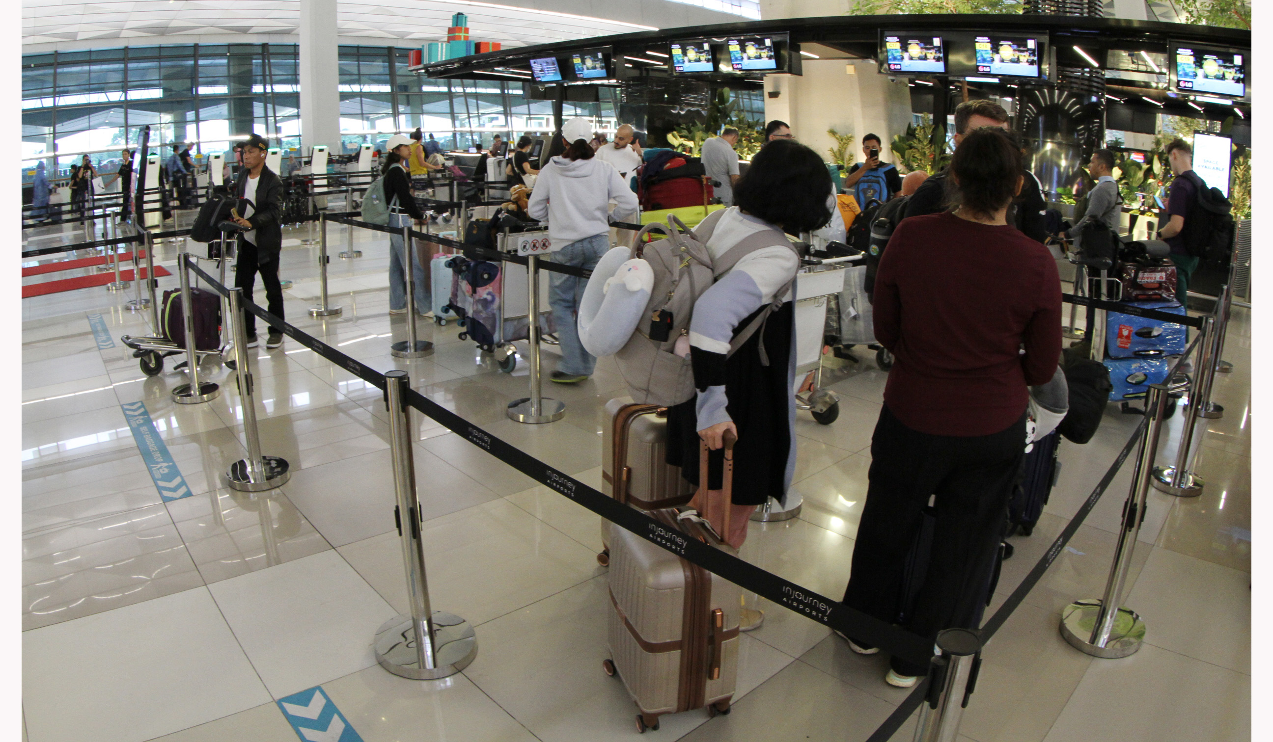 Terminal 3 Bandara Soetta. (Agus Priatna/SinPo.id)