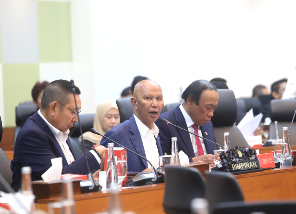 Banggar DPR gelar raker dengan Menkeu Sri Mulyani membahas pertanggungjawaban pelaksanaan APBN TA 2024 (Ashar/SinPo.id)