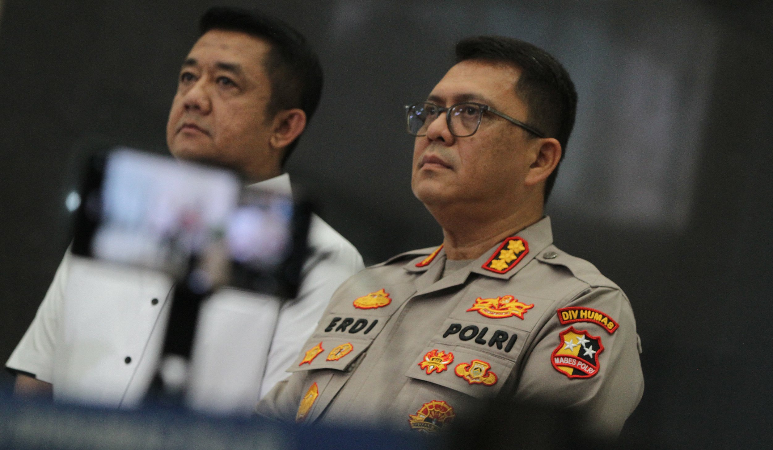 Konferensi pers Bareskrim Polri. (Agus Priatna/SinPo.id)