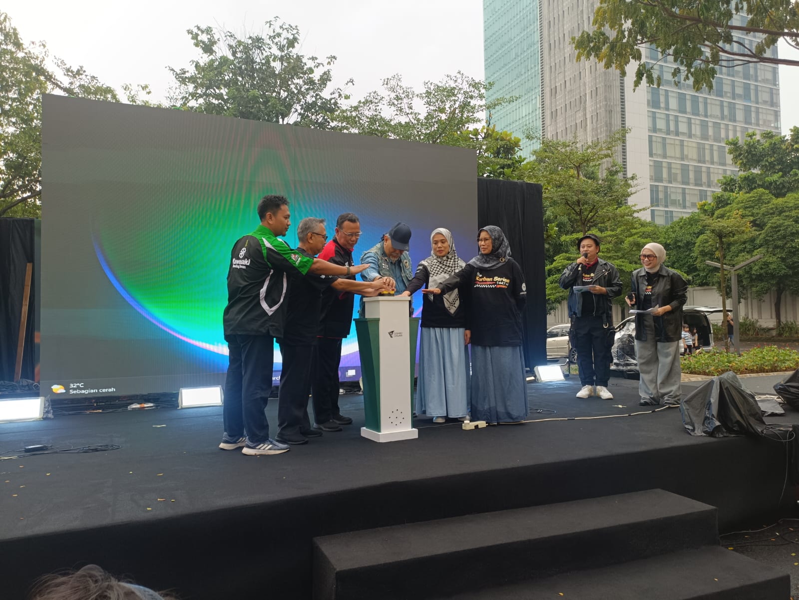 Dompet Dhuafa kembali akan menggelar program pembagian daging kurban menjelang Hari Raya Idul Adha di Cibis (Ashar/SinPo.id)
