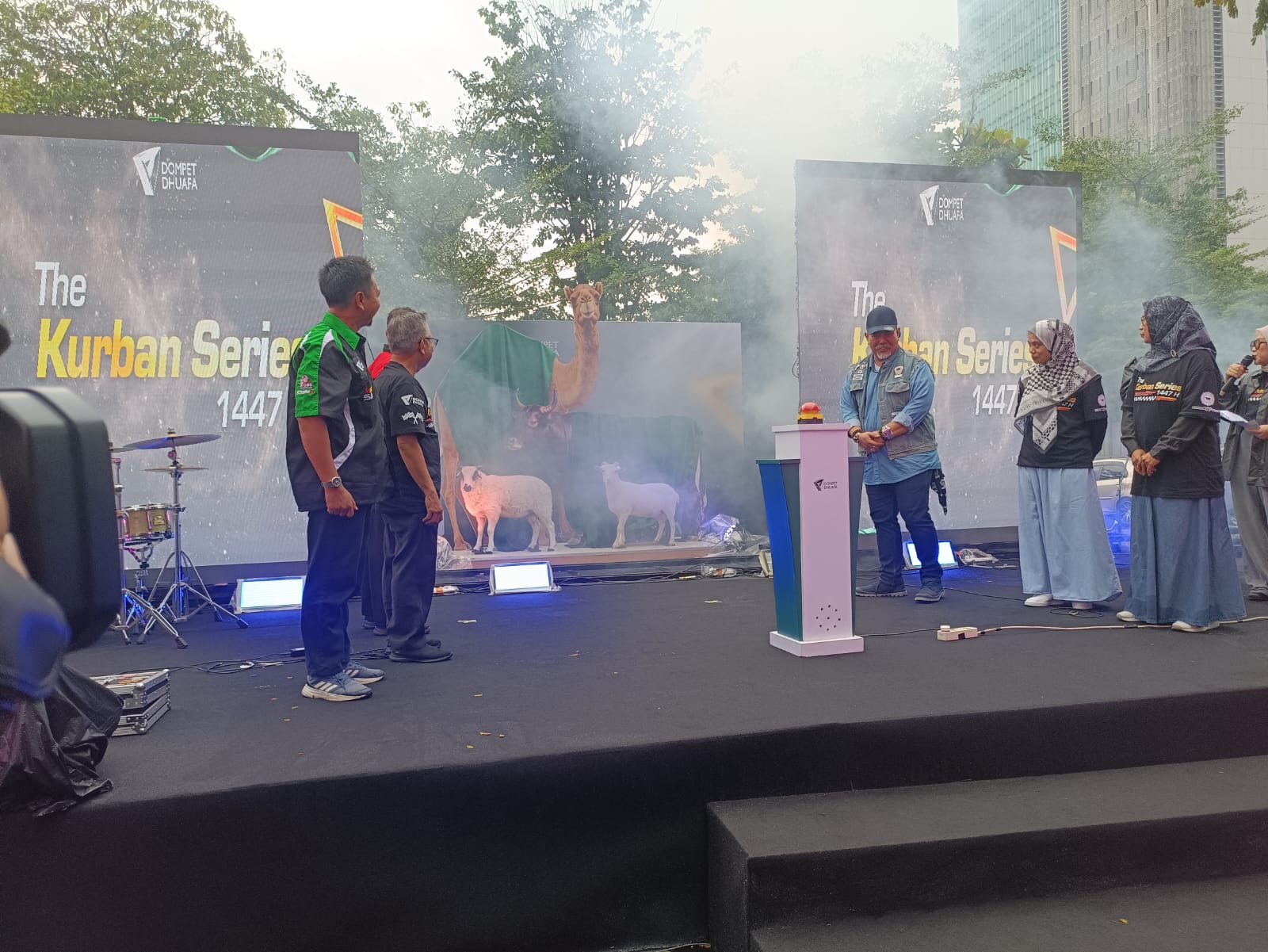 Dompet Dhuafa kembali akan menggelar program pembagian daging kurban menjelang Hari Raya Idul Adha di Cibis (Ashar/SinPo.id)