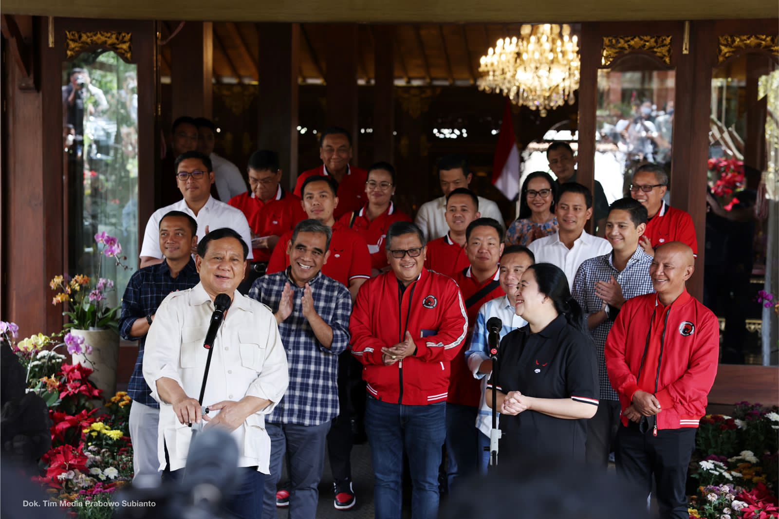 Puan bertemu Prabowo di Hambalang sepakat terus jalin komunikasi politik dengan terbuka (Foto:Tim Prabowo/SinPo.id))