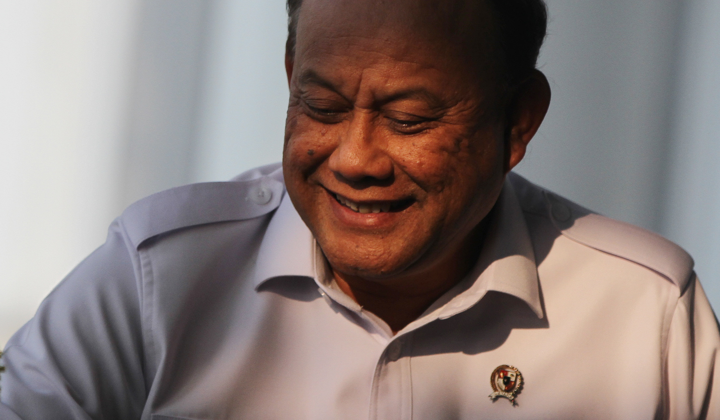 Kepala BGN, Dadan Hindayana, saat konferensi pers. (Agus Priatna/SinPo.id)