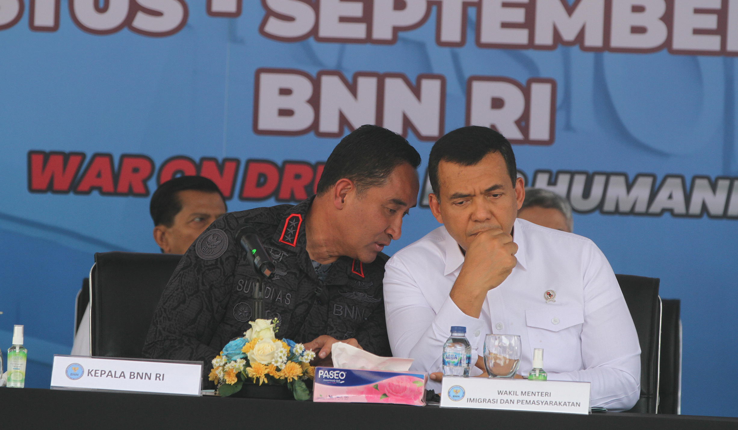 Pengungkapan jaringan narkotika. (Agus Priatna/SinPo.id)