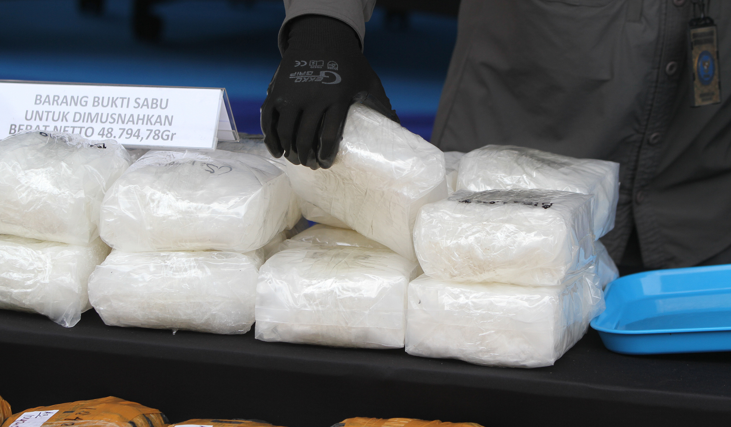 Pengungkapan jaringan narkotika. (Agus Priatna/SinPo.id)