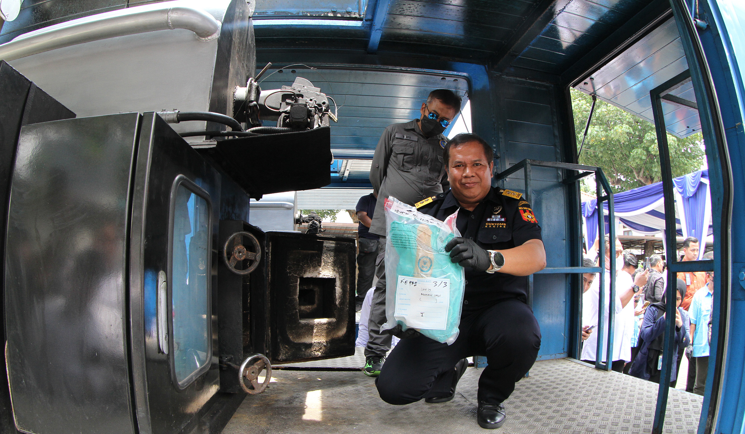 Pengungkapan jaringan narkotika. (Agus Priatna/SinPo.id)