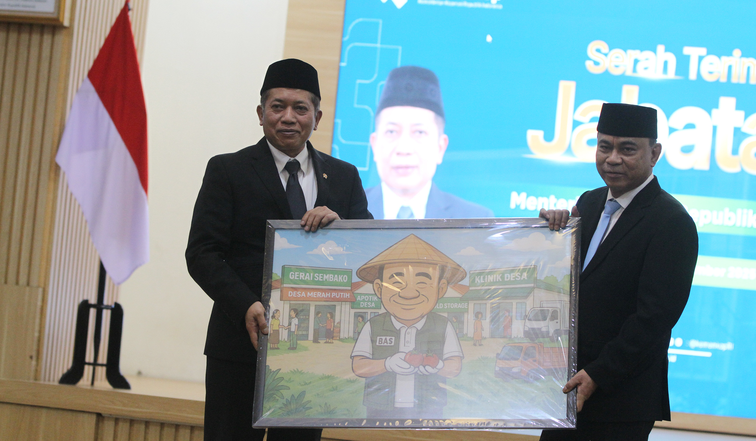 Sertijab Menteri Koperasi. (Agus Priatna/SinPo.id)