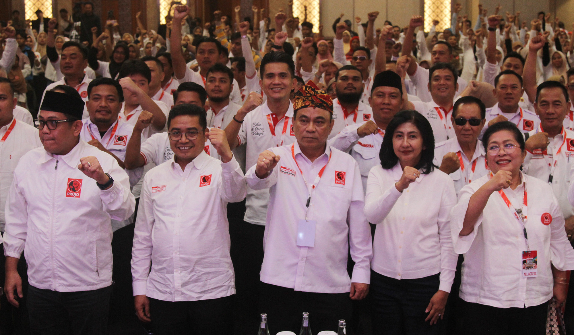 Penutupan Kongres III Projo. (Agus Priatna/SinPo.id)