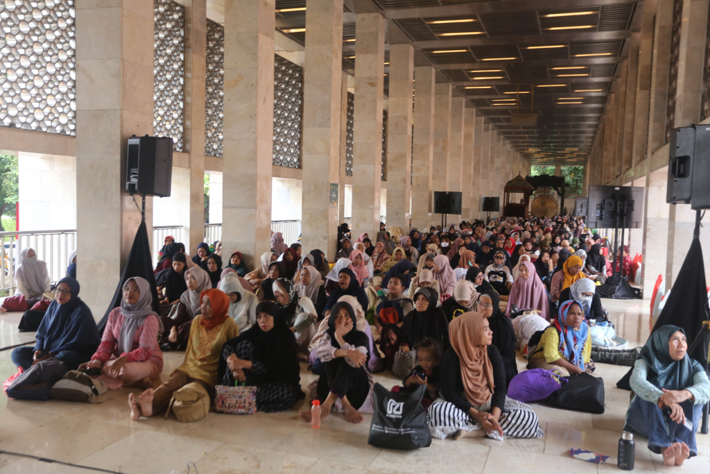 Masjid Istiqlal menggelar buka bersama selama bulan puasa ramadan 1447 H (Ashar/SinPo.id)