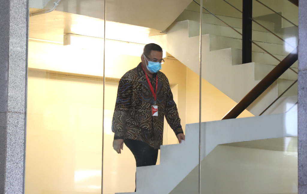 Bupati Pati Sudewo penuhi panggilan KPK sebagai saksi terkait kasus proyek jalur kereta api di DJKA (Ashar/SinPo.id)