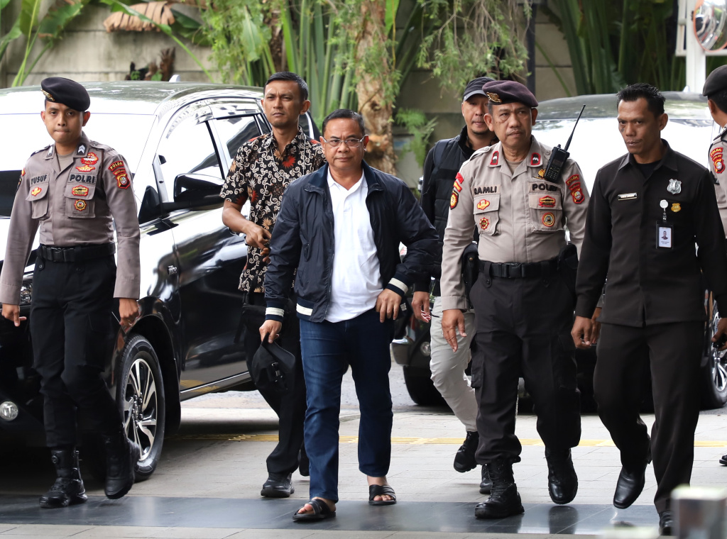 Bupati Pati Sudewo terjaring OTT KPK terkait kasus dugaan suap jual beli jabatan (Ashar/SinPo.id)
