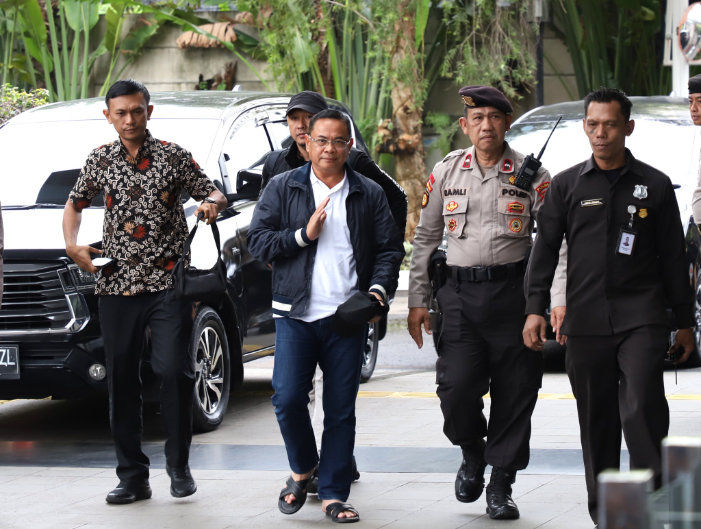 Bupati Pati Sudewo terjaring OTT KPK terkait kasus dugaan suap jual beli jabatan (Ashar/SinPo.id)