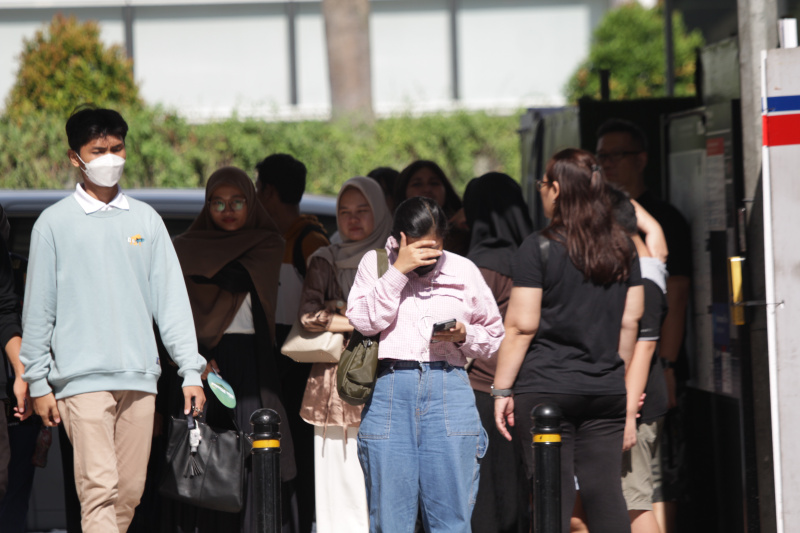 BMKG memberitahukan cuaca panas beberapa hari melanda Jakarta dan pulau Jawa selama 5 hari hingga awal November (Ashar/SinPo.id)