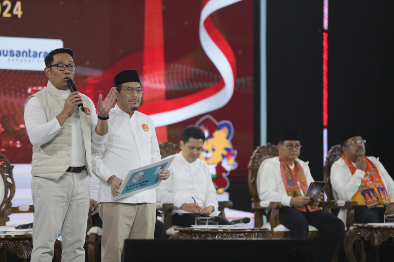 Debat perdana Pilgub Jakarta pasangan Ridwan Kamil-Suswono (RIDO) dengan tema