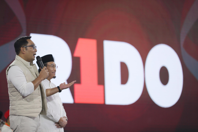 Debat perdana Pilgub Jakarta pasangan Ridwan Kamil-Suswono (RIDO) dengan tema