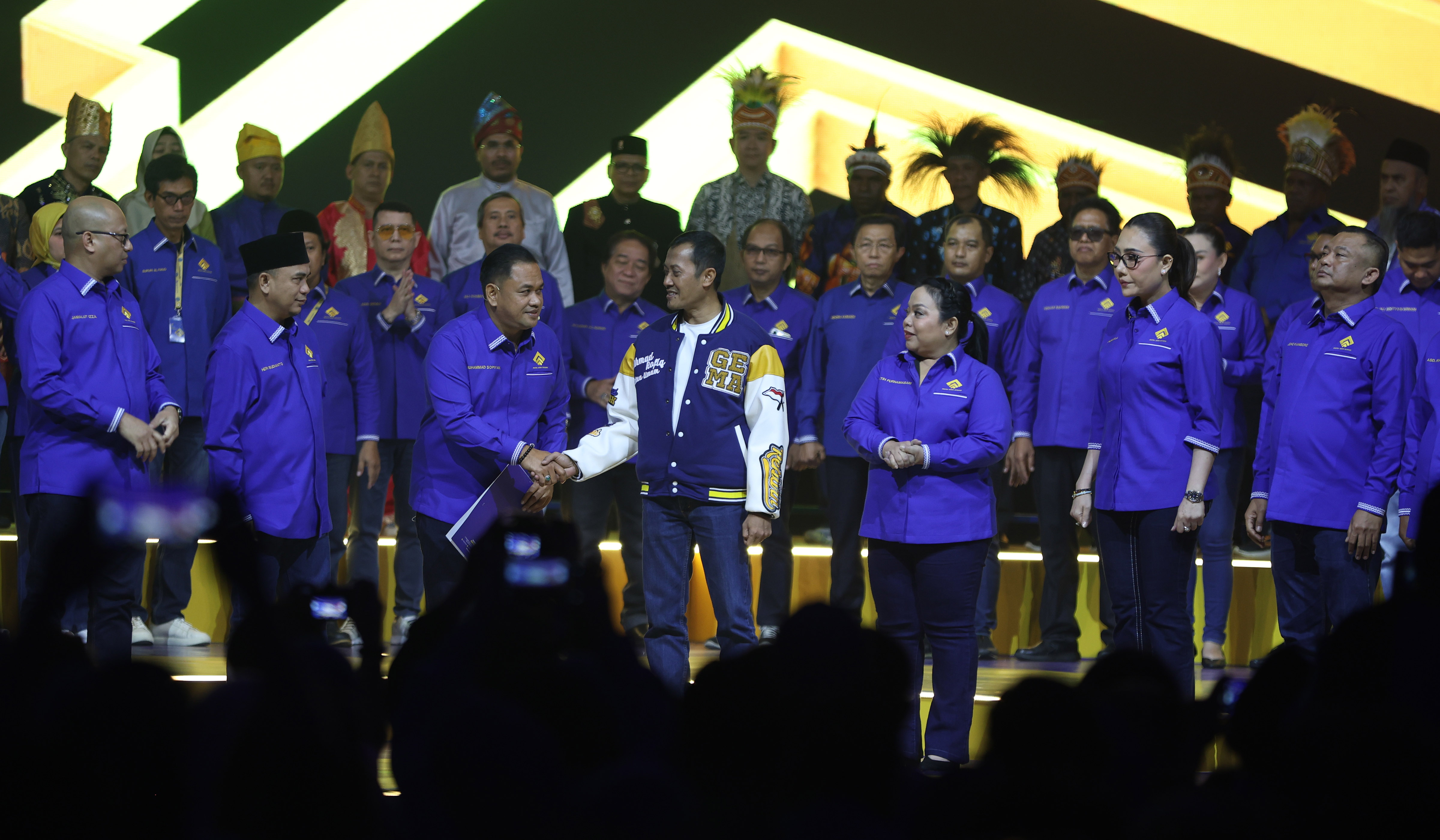 Deklarasi Partai Gema Bangsa. (Agus Priatna/SinPo.id)