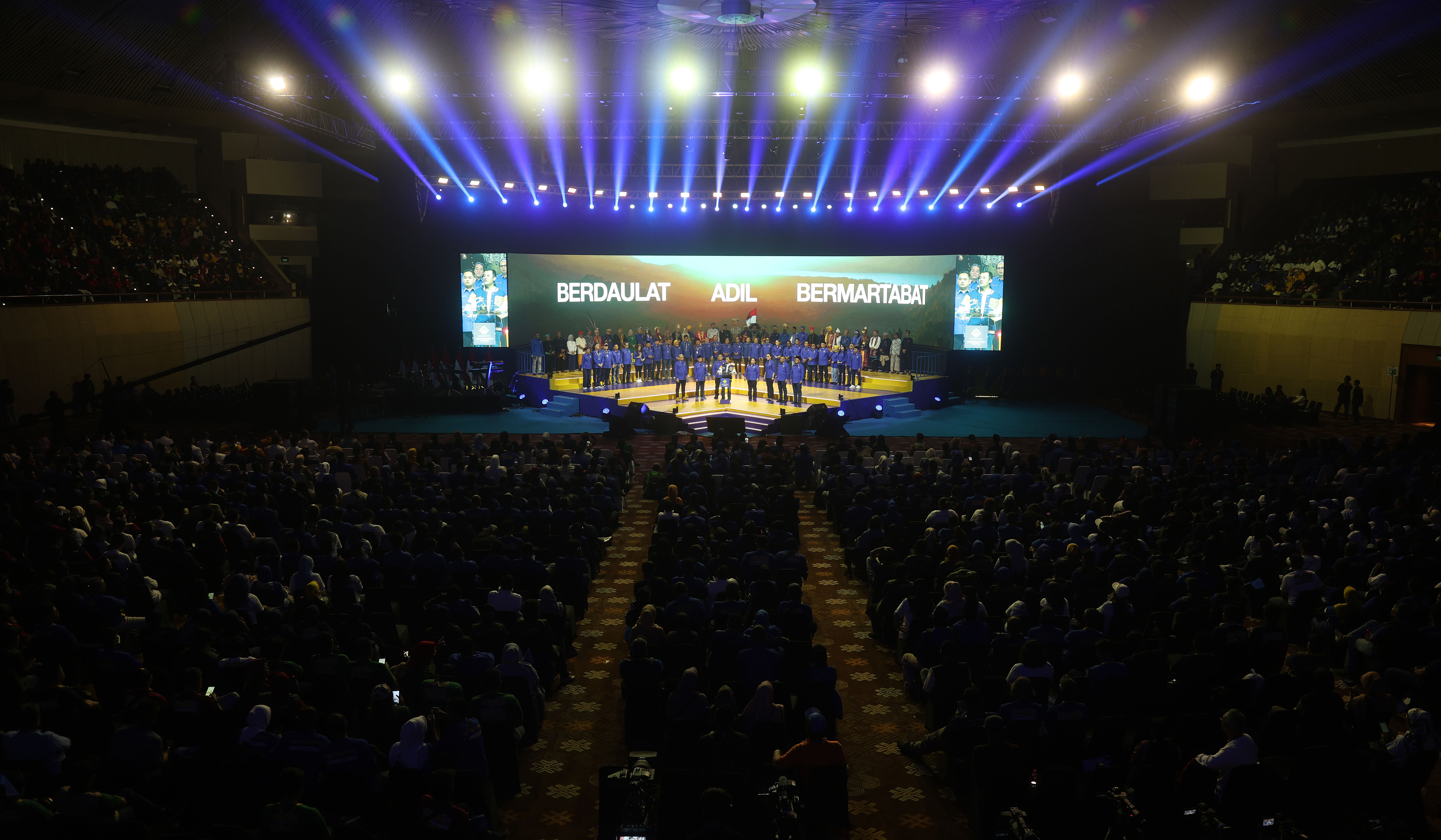 Deklarasi Partai Gema Bangsa. (Agus Priatna/SinPo.id)