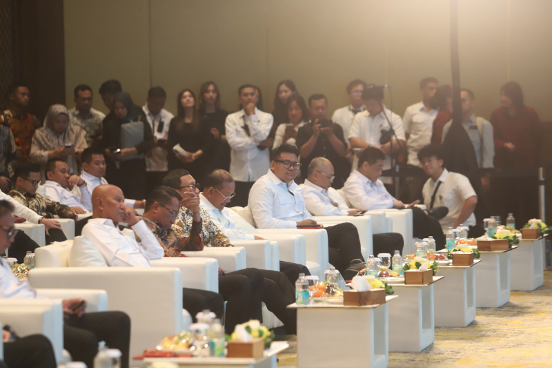 Dekopin menggelar Rapimnas dan pengukuhan pengurus di hotel Sultan (Ashar/SinPo.i)