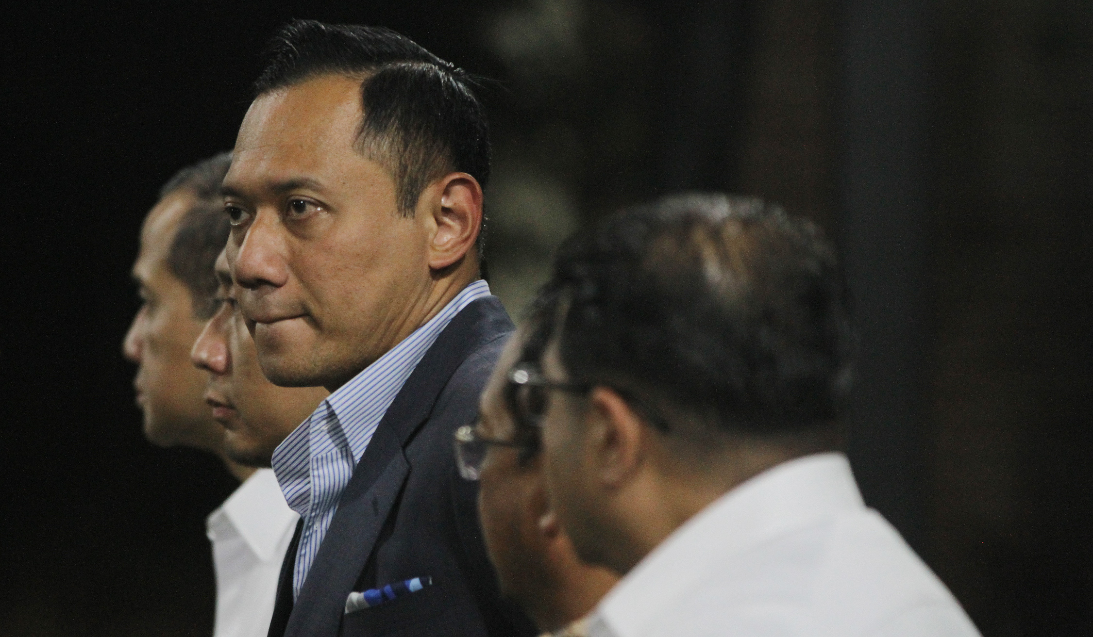 AHY memberikan keterangan terkait situasi nasional. (Agus Priatna/SinPo.id)